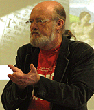 Eddie Russell makes a point at SMPOF WA