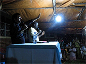 Patrick preaches at the Kitaasa conference.